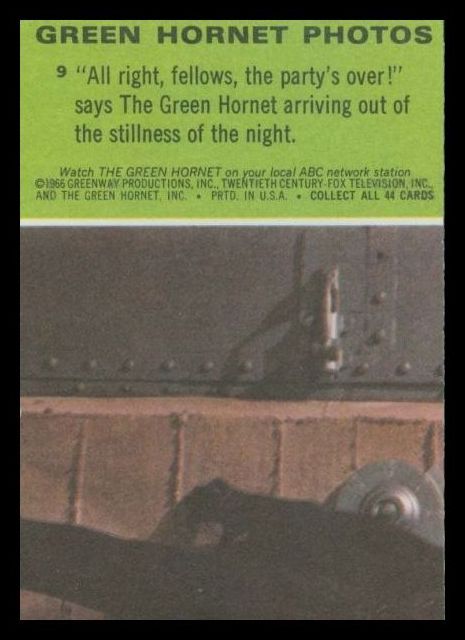 1966 Donruss Green Hornet